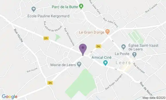 Localisation CIC Agence de Leers