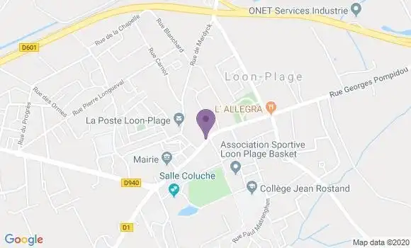 Localisation CIC Agence de Loon Plage