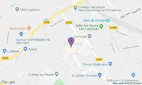 Localisation CIC Agence d