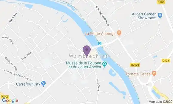 Localisation CIC Agence de Wambrechies