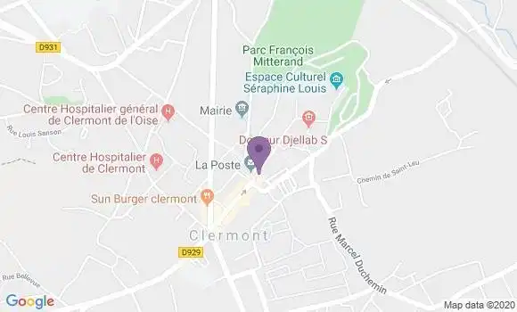 Localisation CIC Agence de Clermont