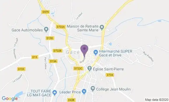 Localisation CIC Agence de Gacé