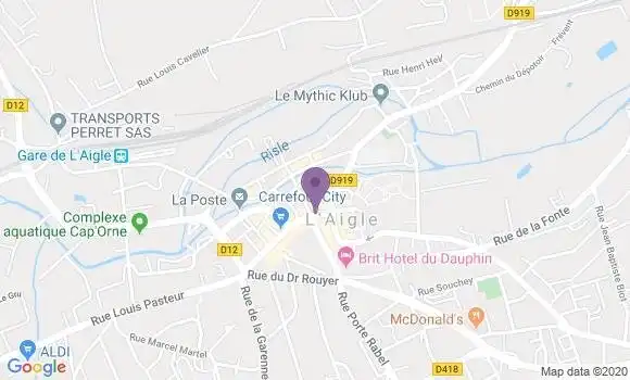 Localisation CIC Agence de L