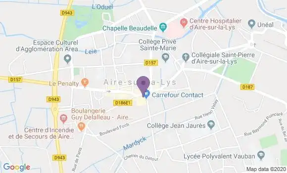 Localisation CIC Agence d