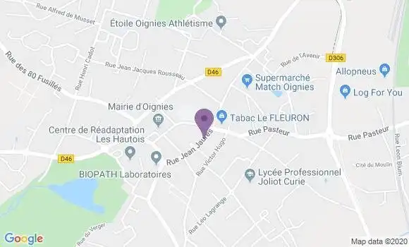 Localisation CIC Agence d