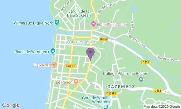 Localisation CIC Agence de Wimereux