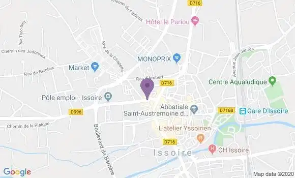 Localisation CIC Agence d