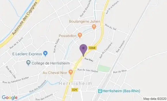 Localisation CIC Agence d