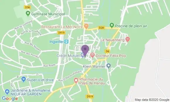 Localisation CIC Agence d