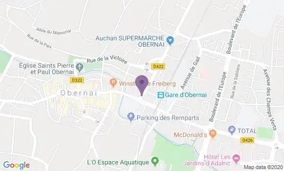 Localisation CIC Agence d