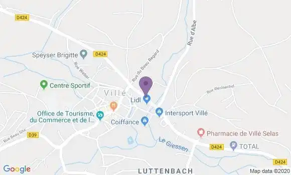 Localisation CIC Agence de Ville