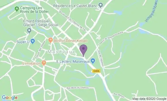 Localisation CIC Agence de Masevaux