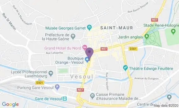 Localisation CIC Agence de Jussey