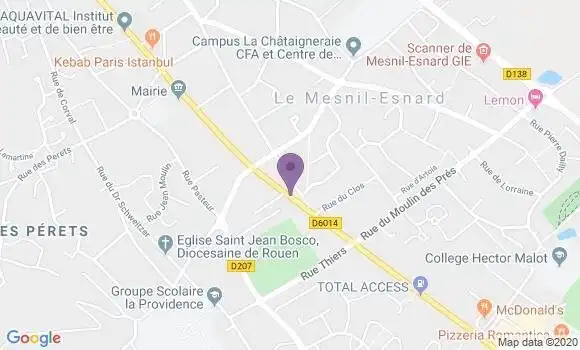 Localisation CIC Agence de Le Mesnil Esnard