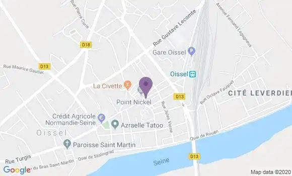 Localisation CIC Agence d