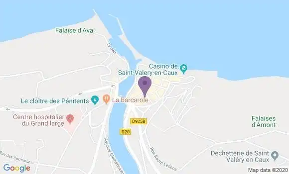 Localisation CIC Agence de Saint Valery en Caux