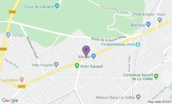 Localisation CIC Agence d