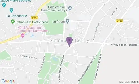 Localisation CIC Agence de Dammarie les Lys