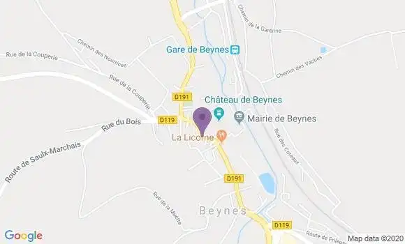 Localisation CIC Agence de Beynes