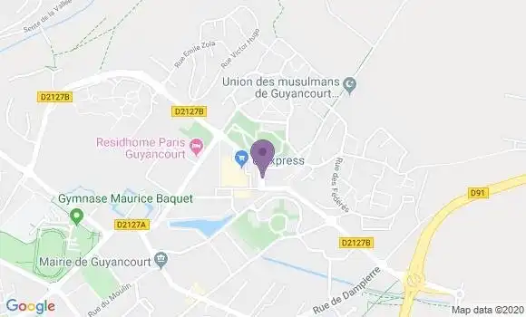 Localisation CIC Agence de Guyancourt