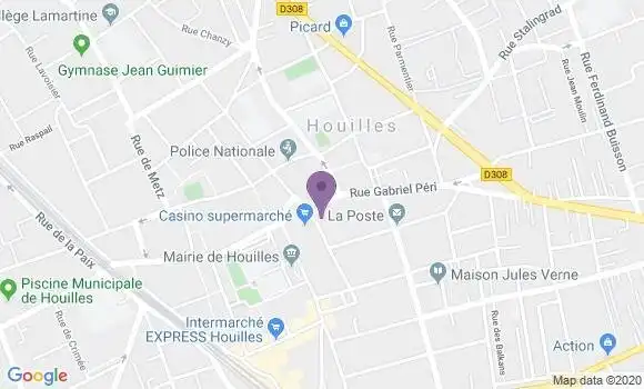 Localisation CIC Agence d
