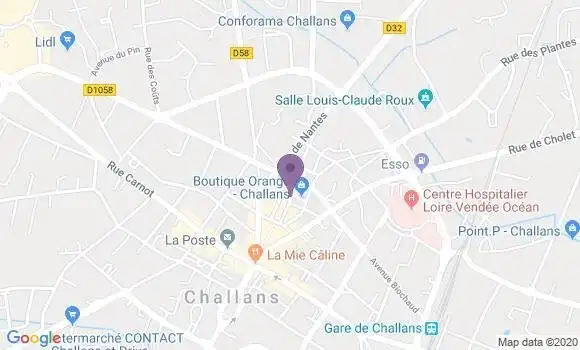 Localisation CIC Agence de Challans