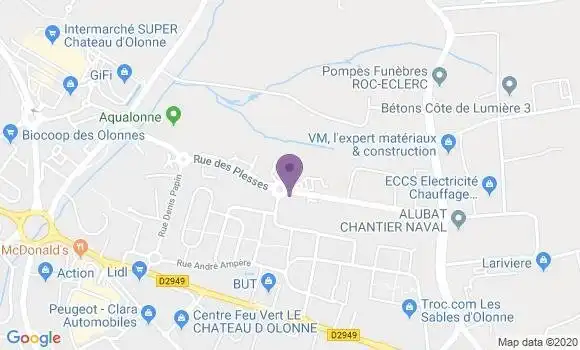 Localisation CIC Agence de Château d