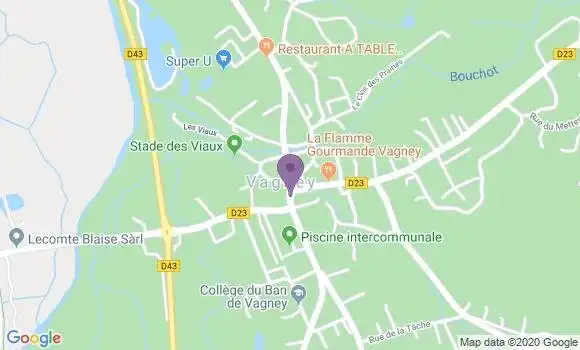 Localisation CIC Agence de Vagney