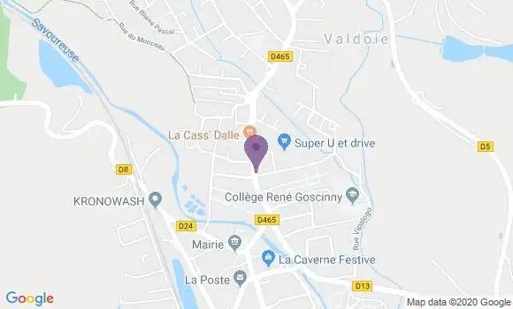 Localisation CIC Agence de Valdoie