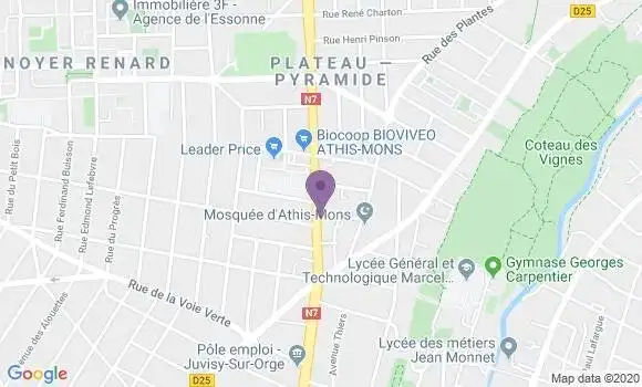 Localisation CIC Agence d