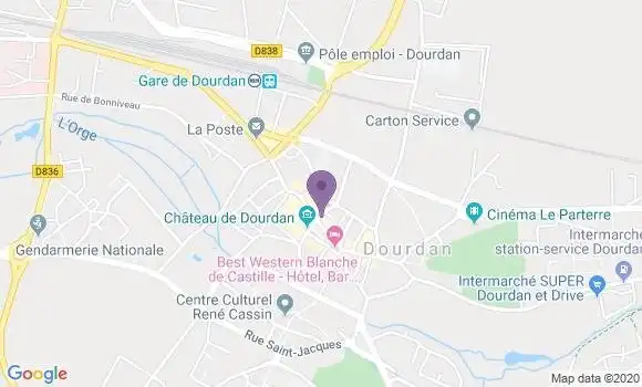 Localisation CIC Agence de Dourdan