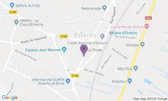 Localisation CIC Agence d