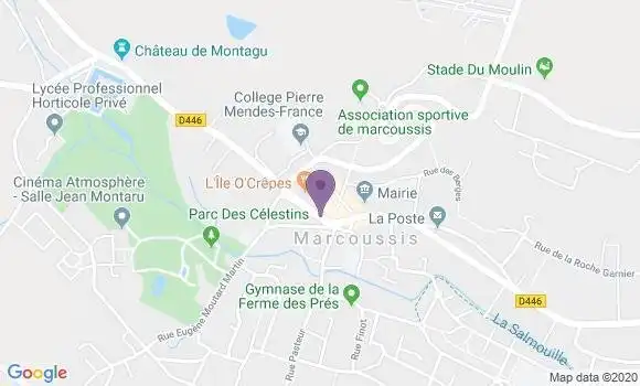 Localisation CIC Agence de Marcoussis