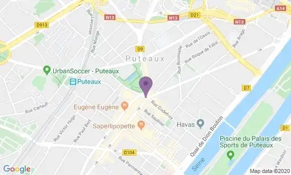Localisation CIC Agence de Puteaux