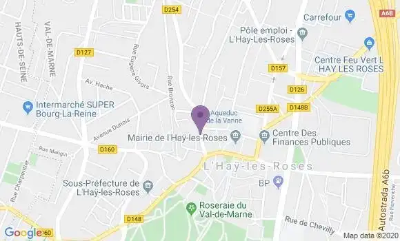 Localisation CIC Agence de L