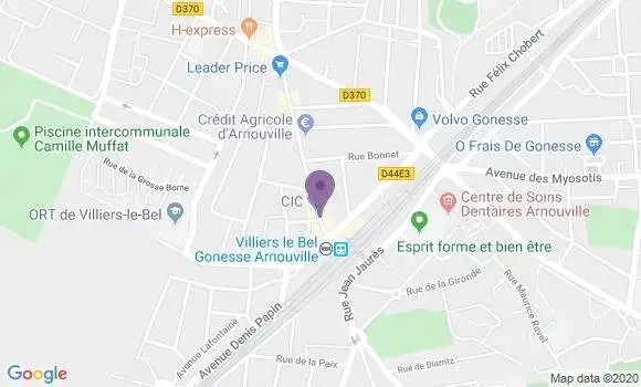 Localisation CIC Agence d