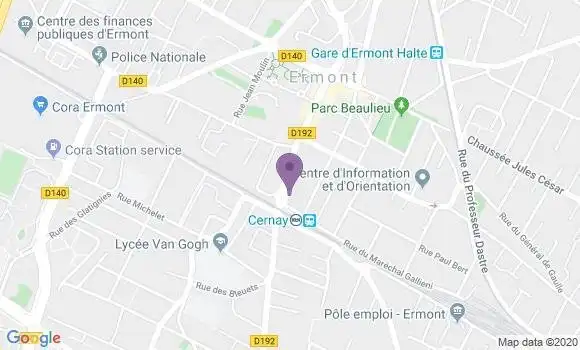 Localisation CIC Agence d