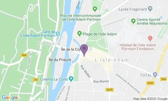 Localisation CIC Agence de L