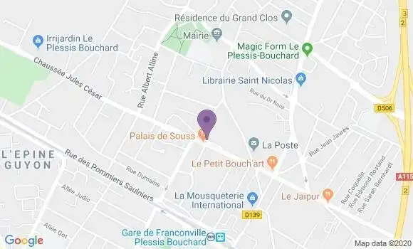 Localisation CIC Agence de Le Plessis Bouchard
