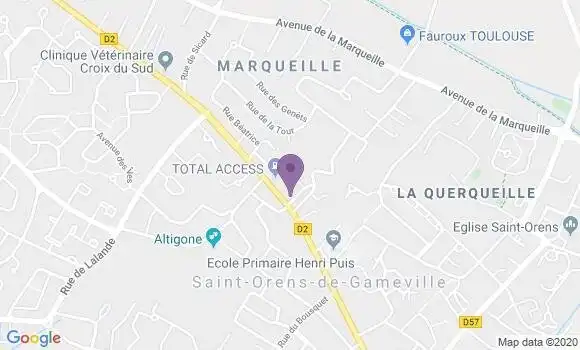 Localisation CIC Agence de Pamiers Entreprises