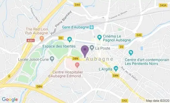 Localisation CIC Agence d