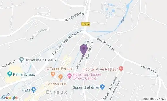Localisation CIC Agence d