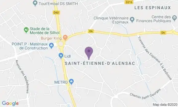Localisation CIC Agence d