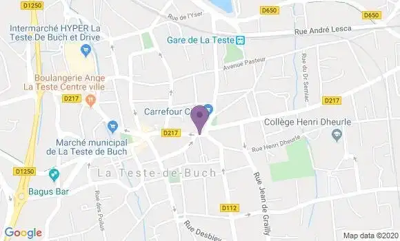 Localisation CIC Agence de La Teste de Buch