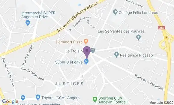 Localisation CIC Agence d
