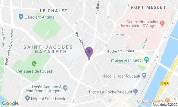 Localisation CIC Agence d