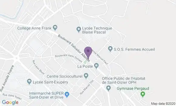 Localisation CIC Agence de Saint Dizier Vert Bois