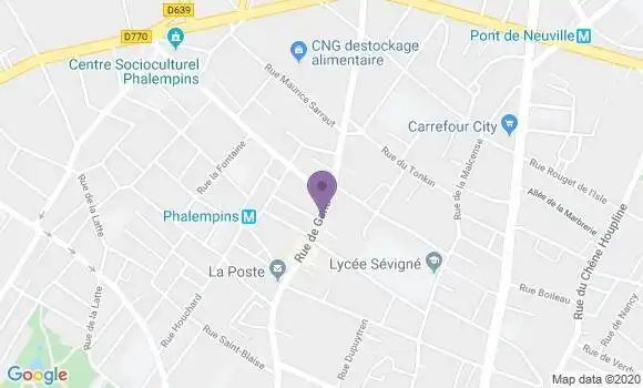Localisation CIC Agence de Tourcoing Gand