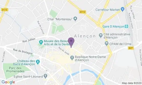 Localisation CIC Agence d