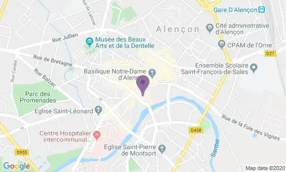Localisation CIC Agence d